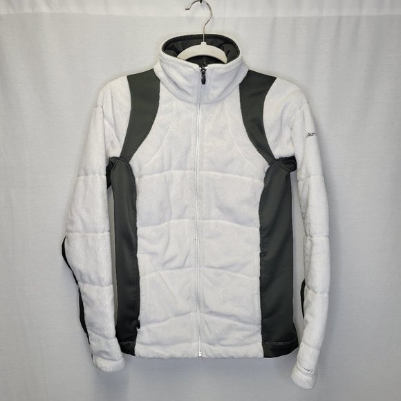 Columbia Jackets & Blazers - Columbia Women's Small Jacket White Fleece Green Full Zip